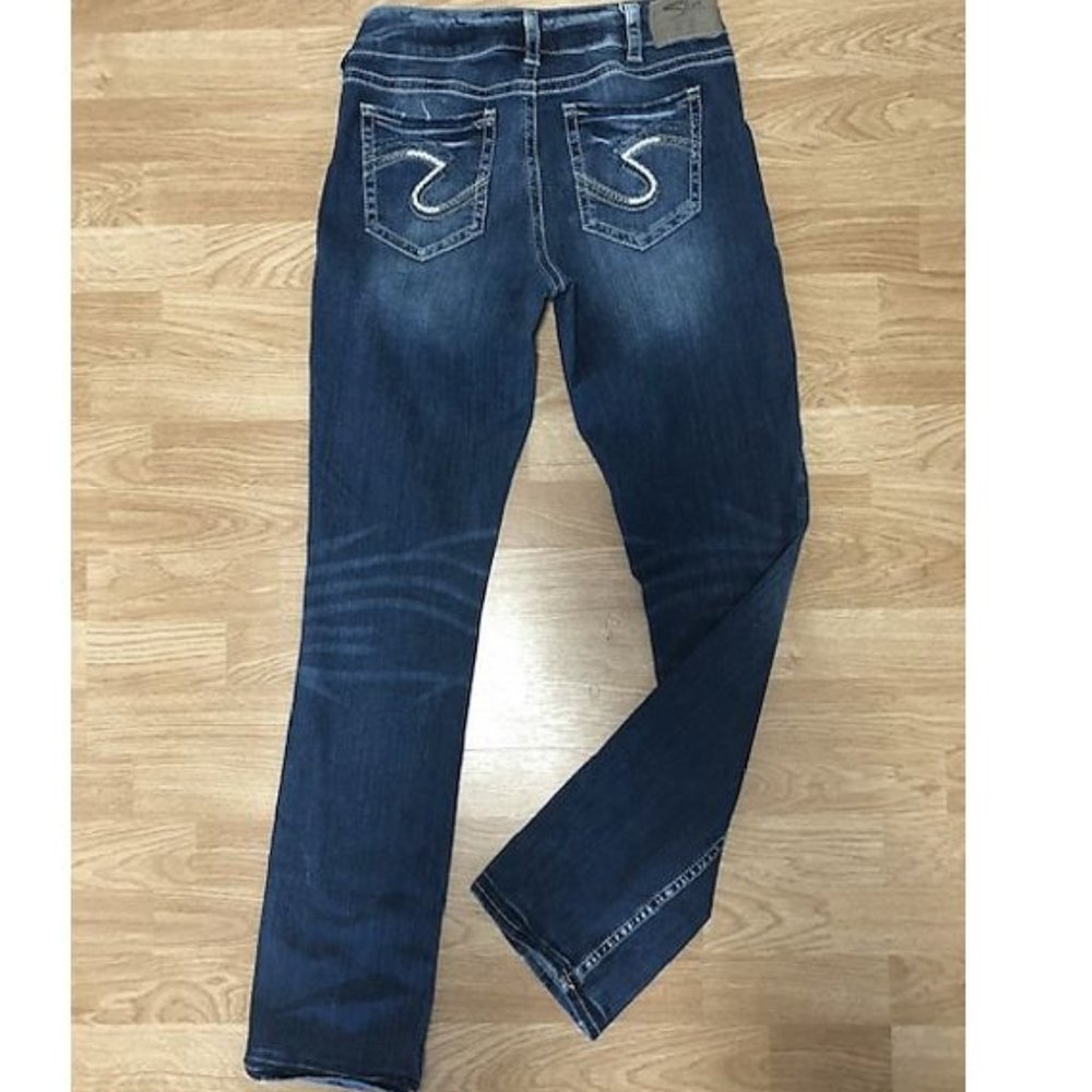 Silver Suki Mid Straight Leg Super Stretch Jeans Women's Size 30